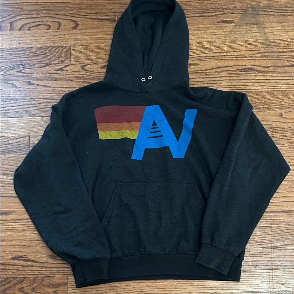 Aviator Nation Black Hoodie Sweatshirt